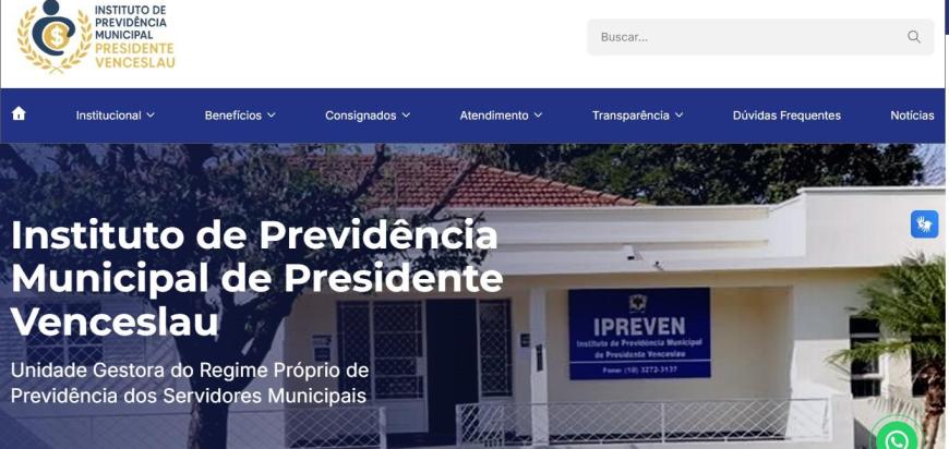 Novo site do IPREVEN reforça compromisso com transparência e modernização