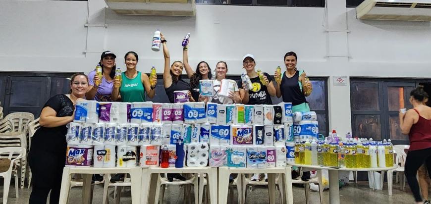 Sucesso no Aulão de Zumba em prol da Santa Casa de Misericórdia de Presidente Venceslau
